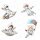 Stamping Bella, Rubber Stamp, TINY TOWNIE ASTRONAUTS