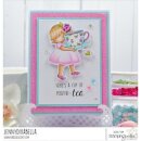 Stamping Bella, Rubber Stamp, TINY TOWNIE LOVES TEA