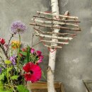 Drahtform Herz &Oslash;32cm Rot