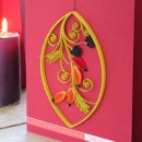 papier + ideen: Quilling Template, Late Summer Hanging Decor and Cards Template