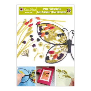 Karen Marie Klip: Quilling Anleitung, Late Summer...