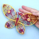 Karen Marie Klip: Quilling Anleitung, Basic Leaf Tool Techniques &ndash; Butterfly