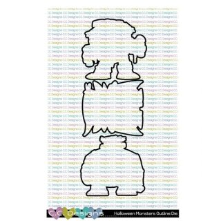 C.C. Designs, Outline Metal Die/ Stanzschablone,...