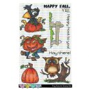 C.C. Designs, clear stamp, Tiny Autumn