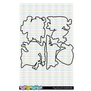 C.C. Designs, Outline Metal Die/ Stanzschablone, Tiny Autumn