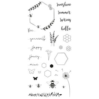 Clear Stamps - Bienensommer, 97x205mm, 28 Motive