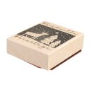 Butterer, Stempel "Friedvolle Feiertage", 6x7cm