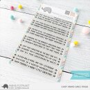 Mama Elephant, clear stamp, Easy Xmas Greetings