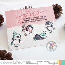 Mama Elephant, clear stamp, Inside Holiday Messages