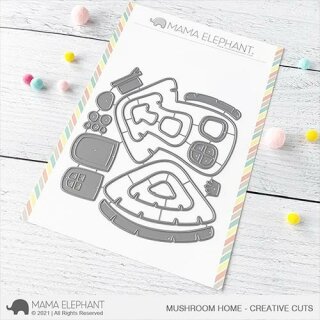 Mama Elephant, Creative Cuts/ Stanzschablone, Mushroom Home
