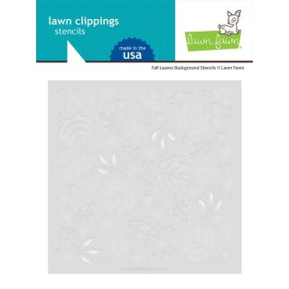Lawn Fawn, Lawn Clippings, fall leaves background stencils
