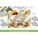 Lawn Fawn, clear stamp, scripty autumn sentiments