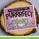 Lawn Fawn, clear stamp, purrfectly wicked
