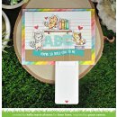 Lawn Fawn, clear stamp, purrfectly wicked