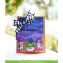 Lawn Fawn, clear stamp, purrfectly wicked