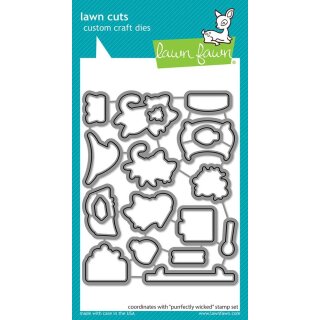 Lawn Fawn, lawn cuts/ Stanzschablone, purrfectly wicked