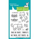Lawn Fawn, clear stamp, purrfectly wicked add-on