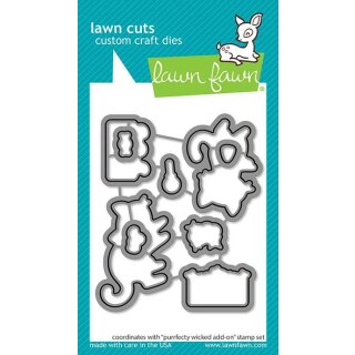 Lawn Fawn, lawn cuts/ Stanzschablone, purrfectly wicked...
