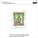 Lawn Fawn, clear stamp, furry and bright