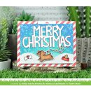 Lawn Fawn, clear stamp, furry and bright