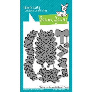 Lawn Fawn, lawn cuts/ Stanzschablone, christmas garland