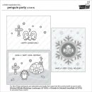 Lawn Fawn, clear stamp, penguin party