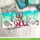 Lawn Fawn, clear stamp, penguin party