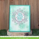 Lawn Fawn, clear stamp, magic holiday messages