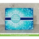 Lawn Fawn, clear stamp, magic holiday messages