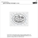 Lawn Fawn, clear stamp, giant holiday messages