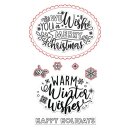 Lawn Fawn, lawn cuts/ Stanzschablone, giant holiday messages