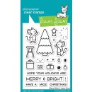 Lawn Fawn, clear stamp, merry mice