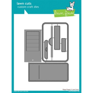 Lawn Fawn, lawn cuts/ Stanzschablone, flippy flappy