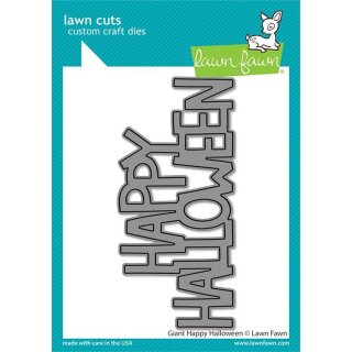 Lawn Fawn, lawn cuts/ Stanzschablone, giant happy halloween