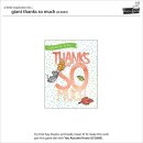 Lawn Fawn, lawn cuts/ Stanzschablone, giant thanks so much