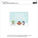 Lawn Fawn, lawn cuts/ Stanzschablone, giant merry christmas