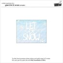 Lawn Fawn, lawn cuts/ Stanzschablone, giant let it snow