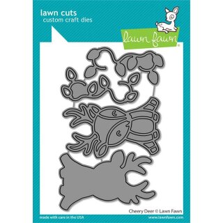 Lawn Fawn, lawn cuts/ Stanzschablone, cheery deer