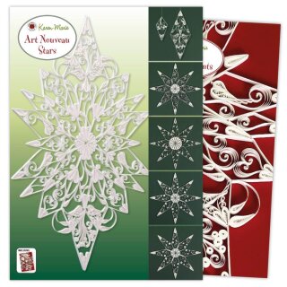 Karen Marie Klip: Quilling Anleitung, Art Nouveau Stars