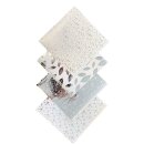 Faltpapier Foliendruck silber/weiß, 16 Blatt,...