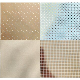 Faltpapier Foliendruck rosègold/weiß, 32...