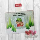 C.C. Designs, clear stamp, Miser Christmas