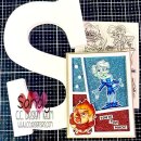 C.C. Designs, clear stamp, Miser Christmas