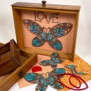 papier + ideen: Quilling Template, Flower Butterfly