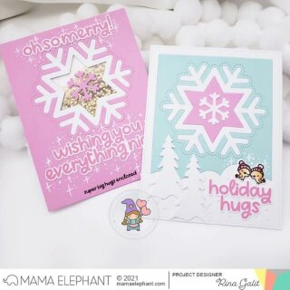 Mama Elephant, Creative Cuts/ Stanzschablone, Mega Snowflake Cover