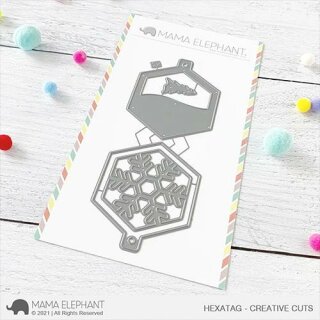 Mama Elephant, Creative Cuts/ Stanzschablone, Hexatag
