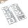 Elizabeth Craft Designs, Cutting Dies / Stanzschablonen, Planner Essentials 42 - Shapes, Frames & Words