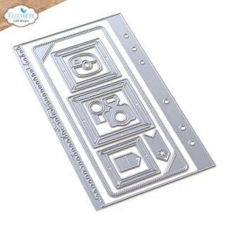 Elizabeth Craft Designs, Cutting Dies / Stanzschablonen, Planner Essentials 39 - Torn Paper Page With Frames