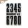Elizabeth Craft Designs, Clear Stamps, Long & Tall Numbers