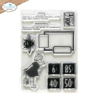 Elizabeth Craft Designs, Clear Stamps, Memorable